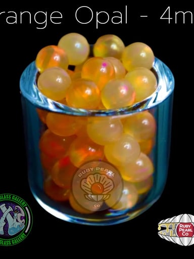 Preview pic of Ruby Pearl Co - Terp Pearl - Opal 4mm - Orange