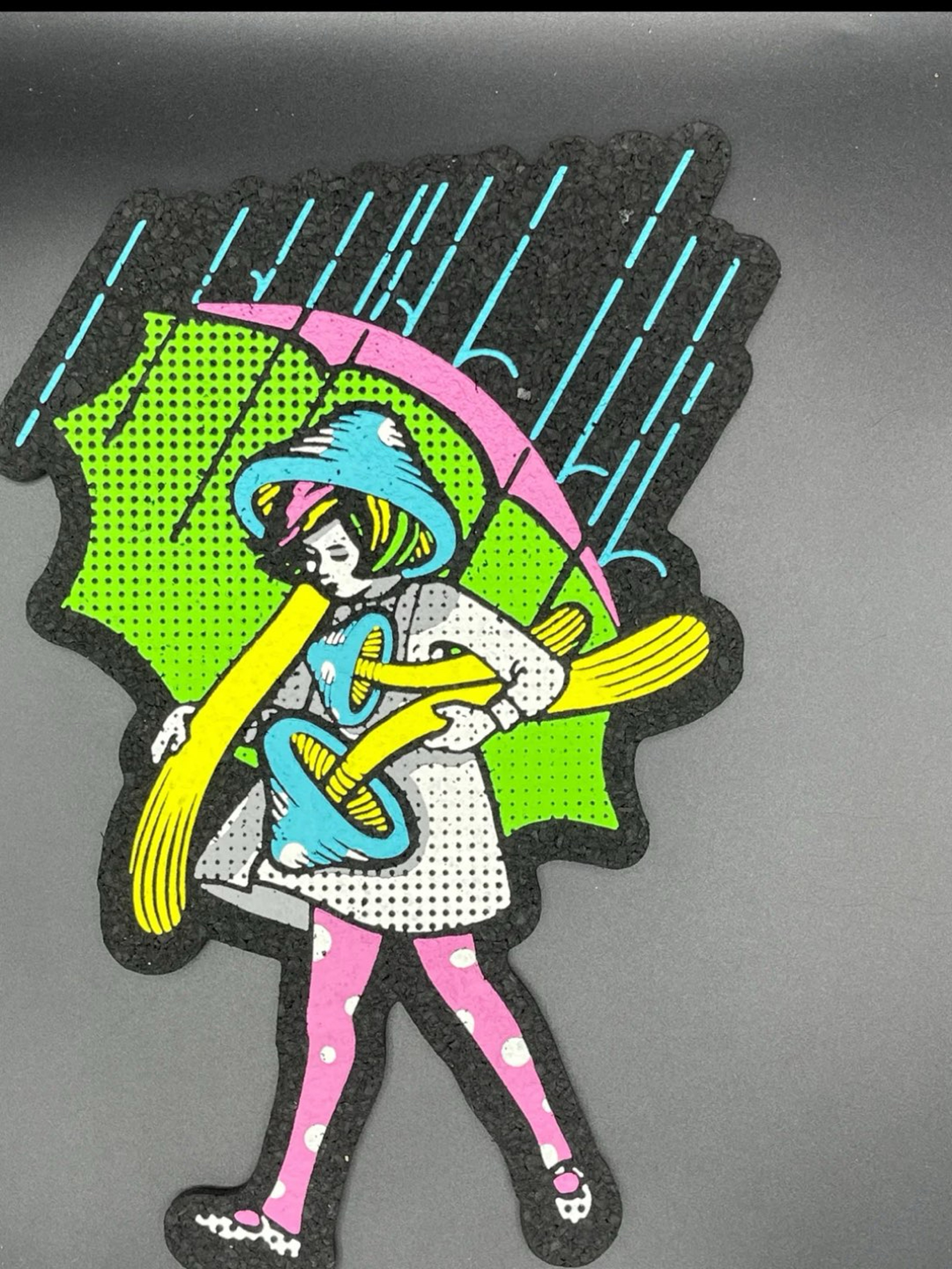 Slinger Neon Mushroom Girl Moodmat image 0