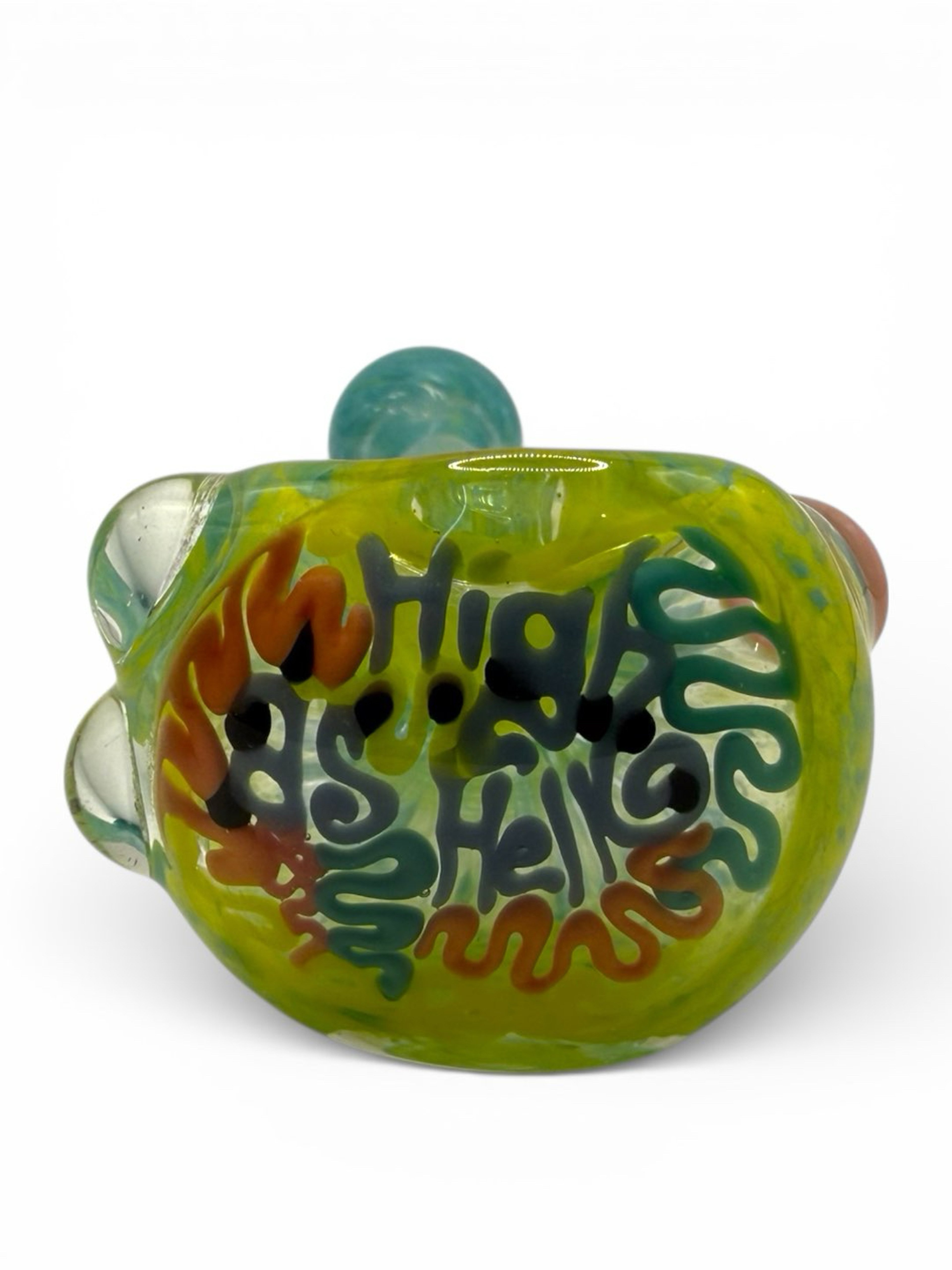 5.25” Junebug Profanity Pipe - High as hell image 0