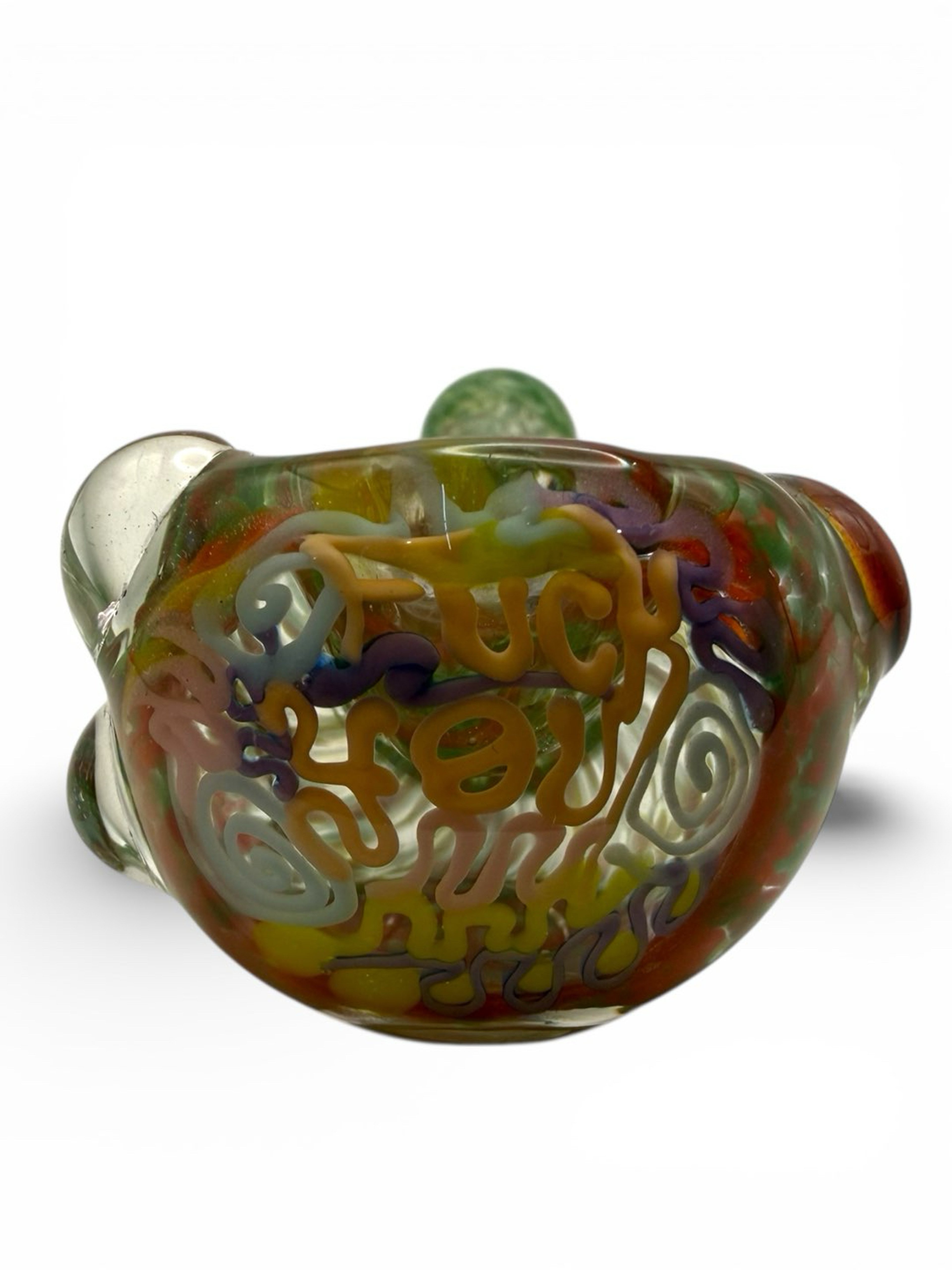 5” Junebug Profanity Pipe - FU*K YOU image 0