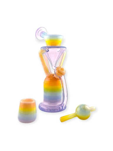 Preview pic of Hardcore Toke x JP Cicero 3x1 Jrain, Bubble Cap & Jar