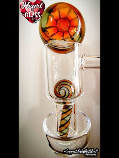 Preview pic of Orange flower murrine slurper set