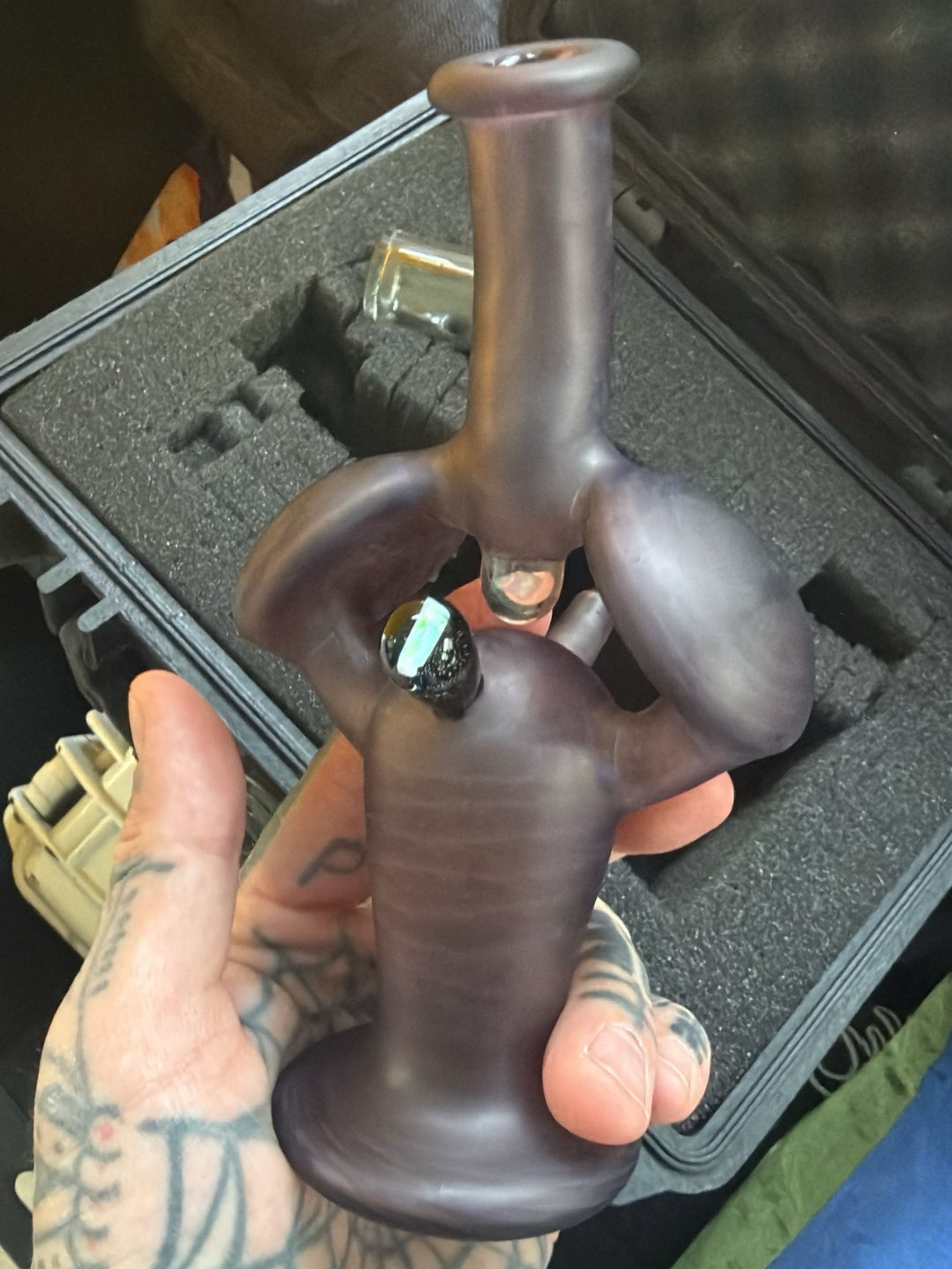 Preview pic of sandblasted mini purpskurp 10mm