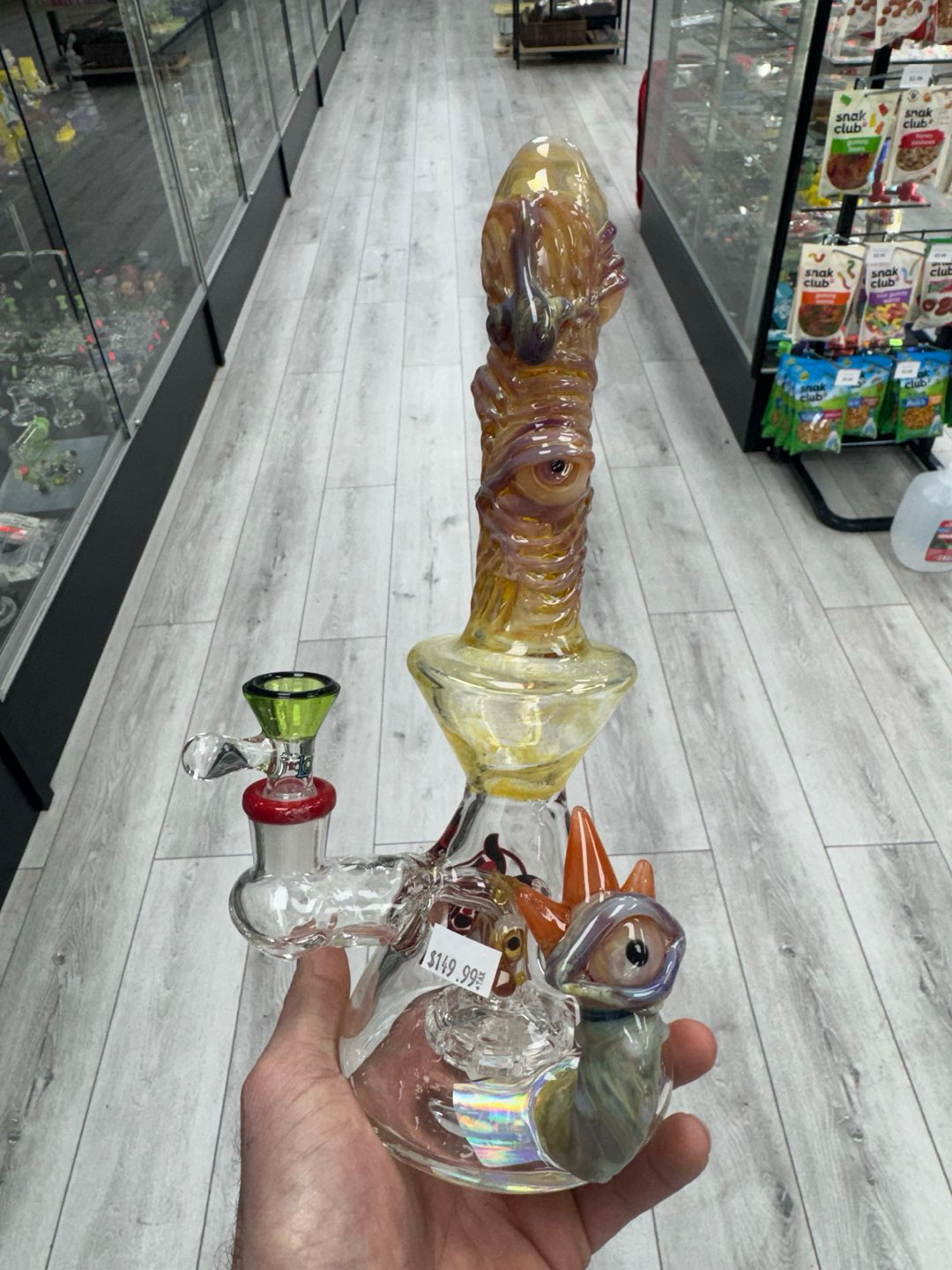 Biigo glass rig orange eye image 0