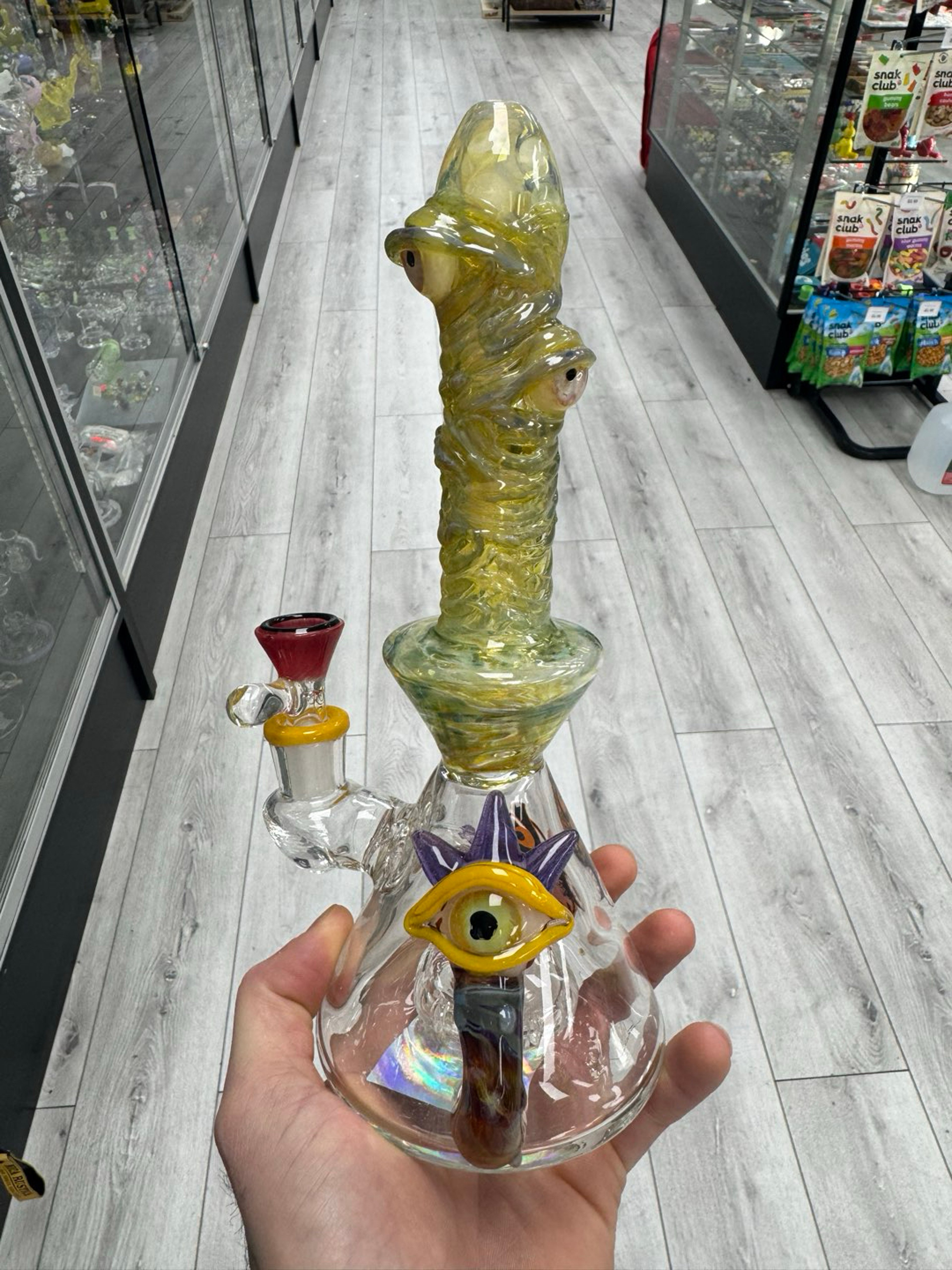 Biigo glass rig purple eye image 0