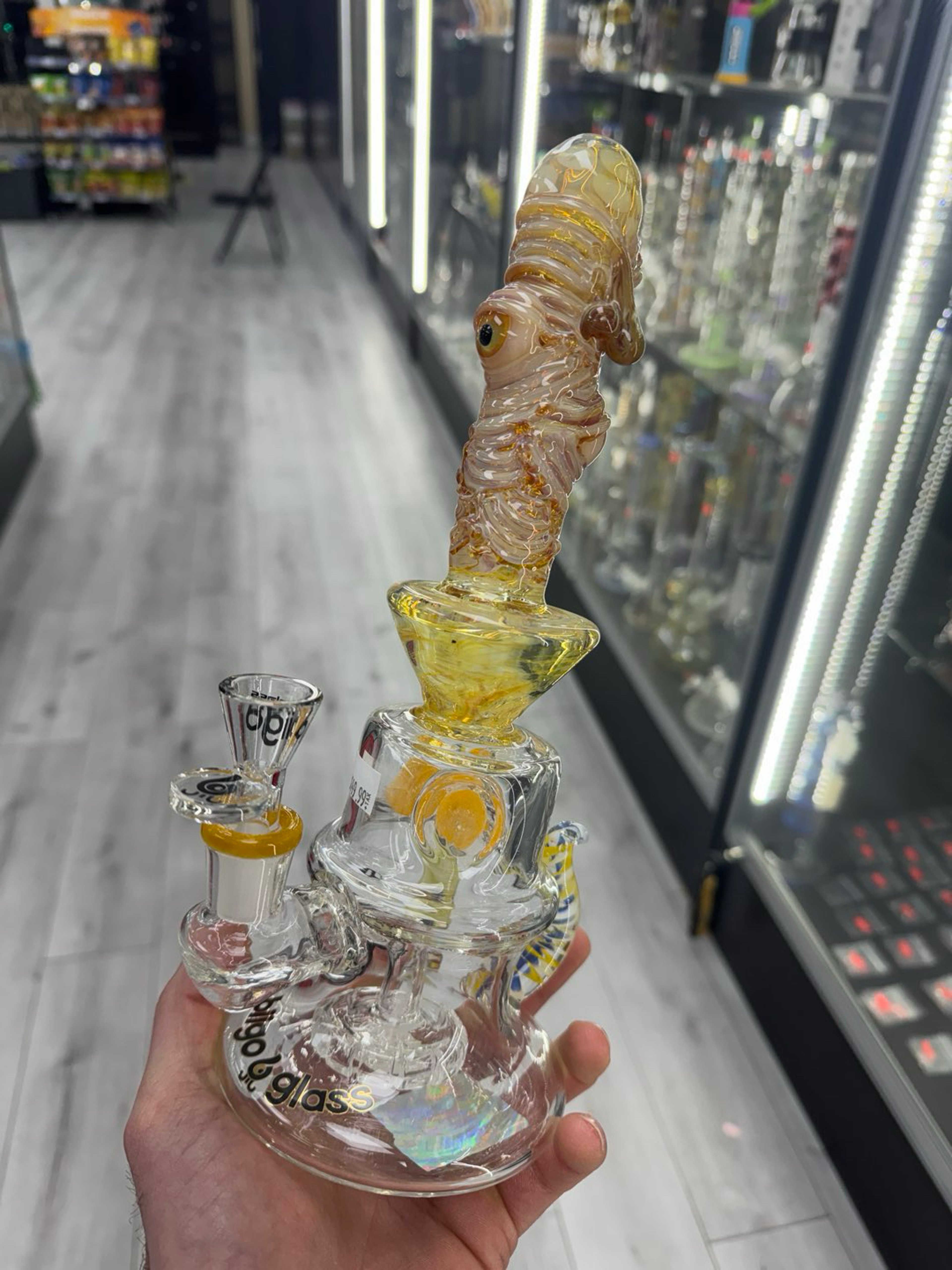 Biigo glass eye rig yellow image 0
