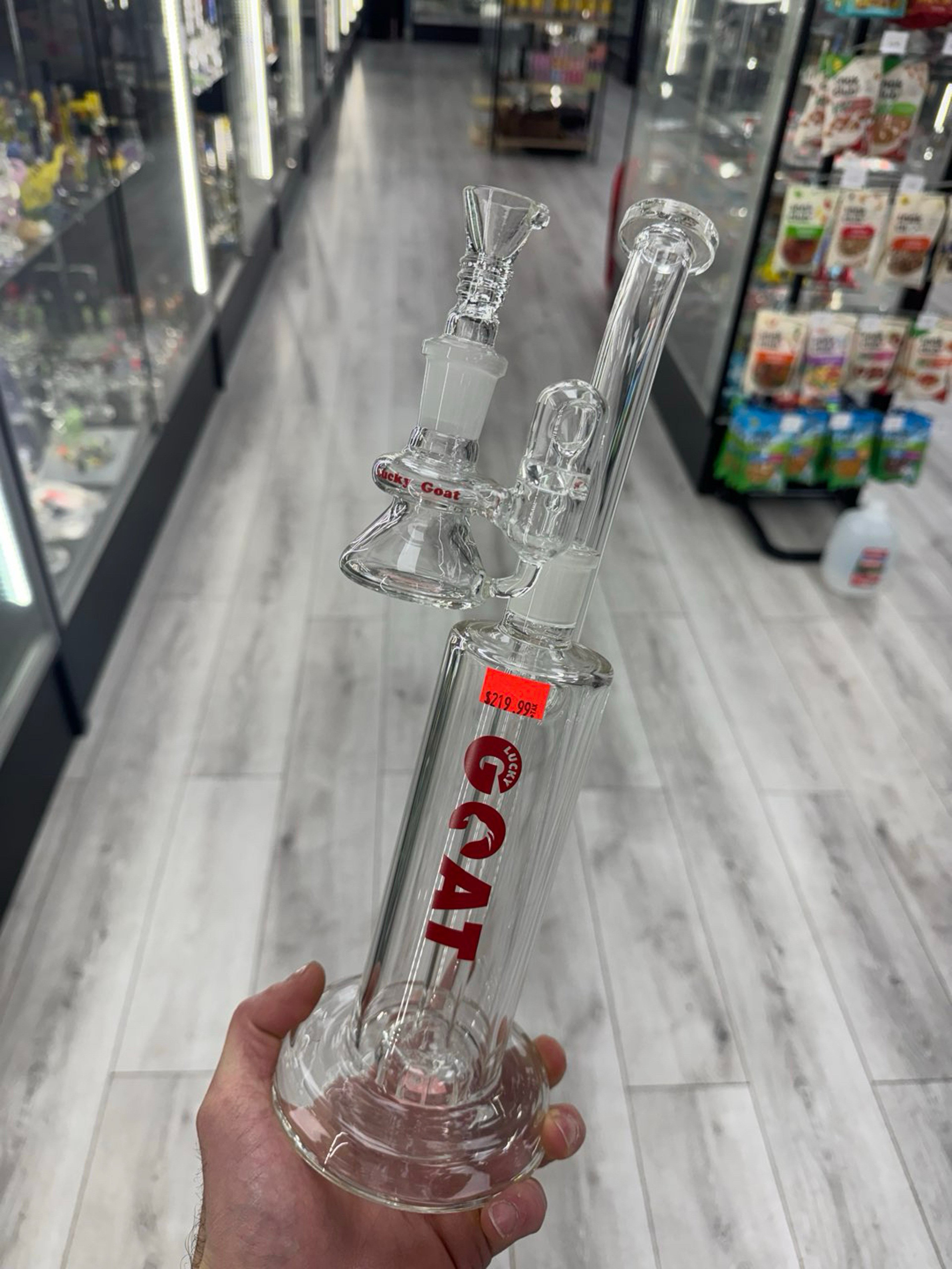 Goat 14” water pipe with ash catcher image 0