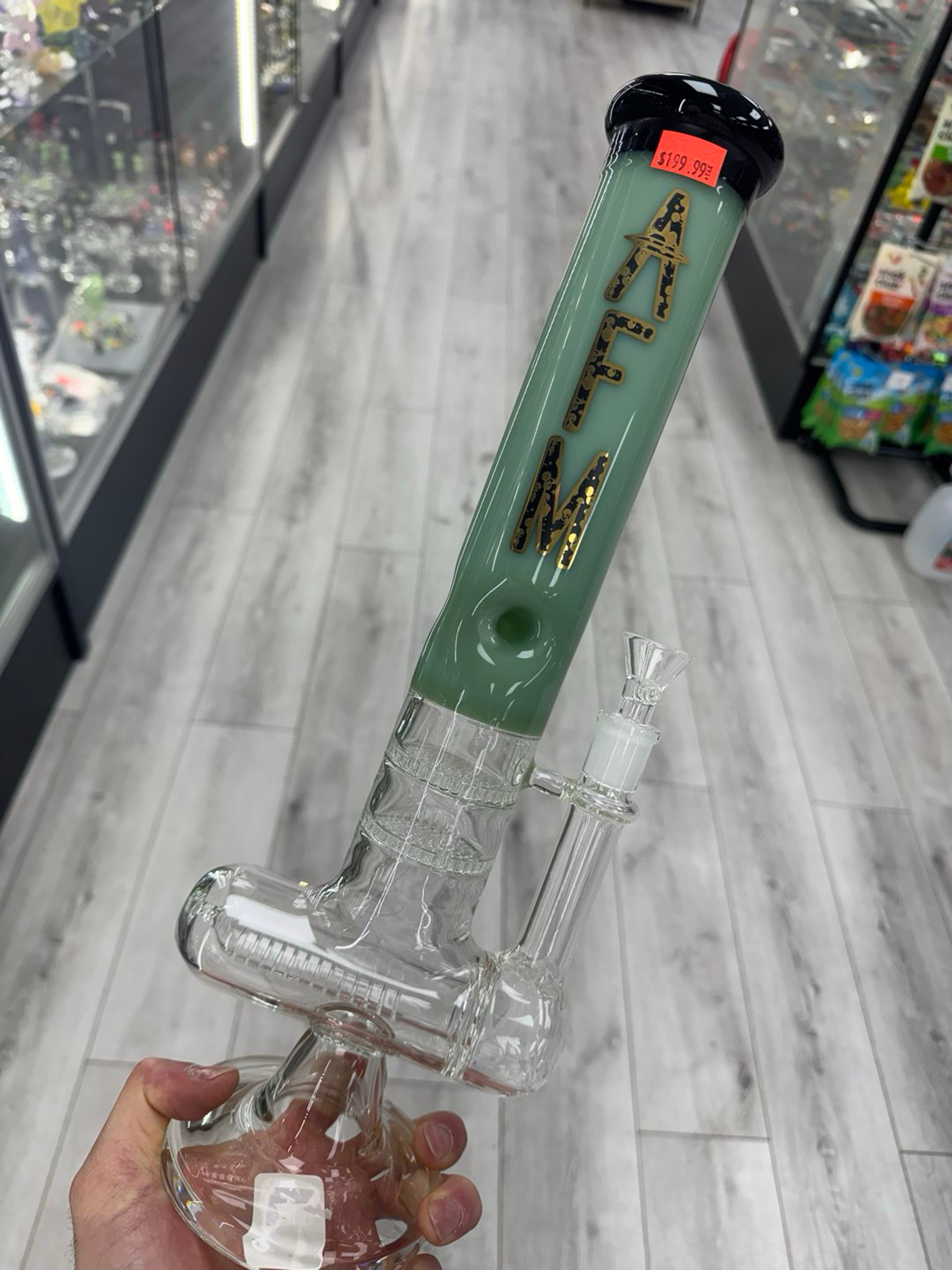 Preview pic of Alien flower monkey 16” 3 percs water pipe
