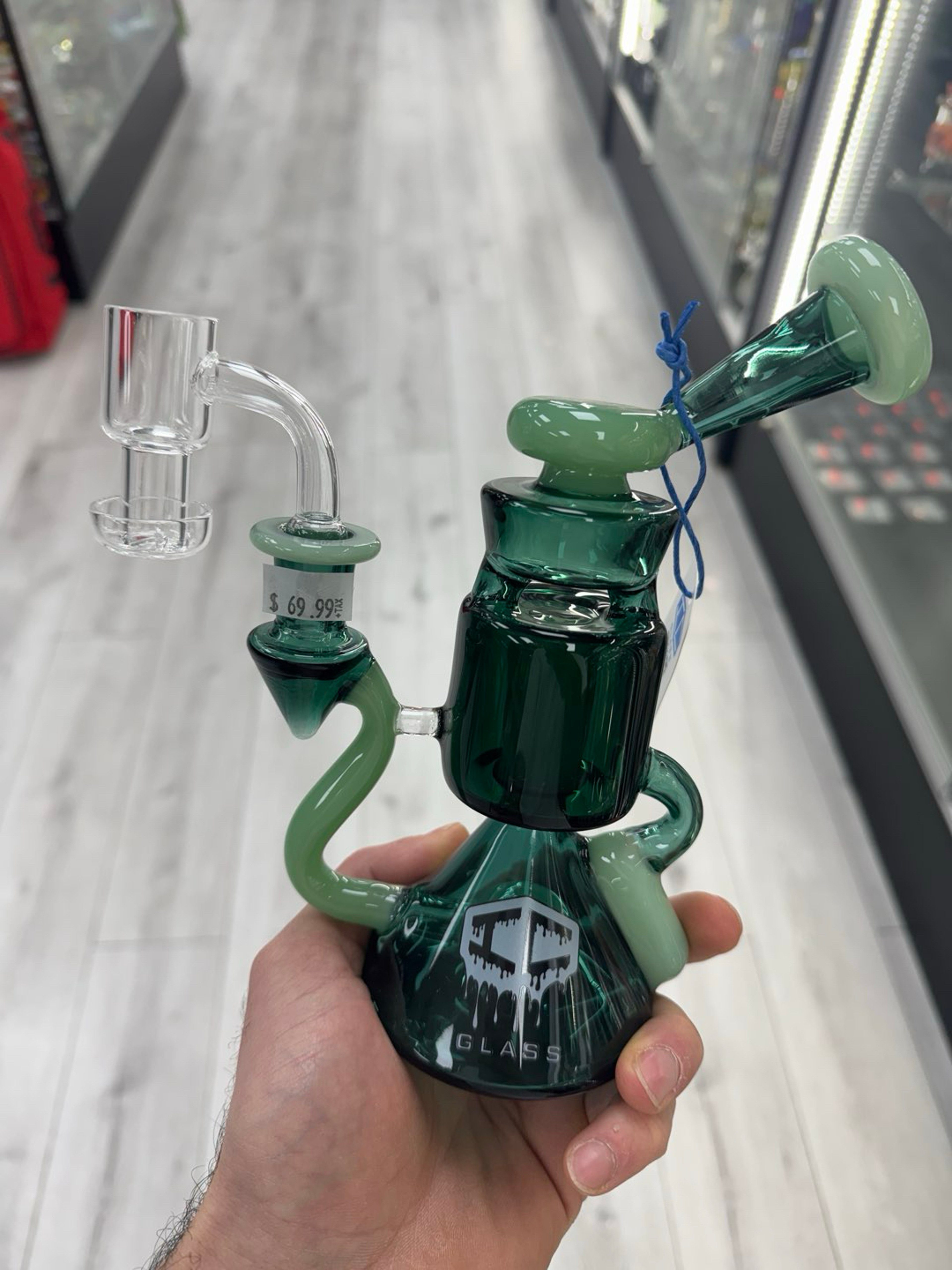 Ic glass recycler dark green image 0