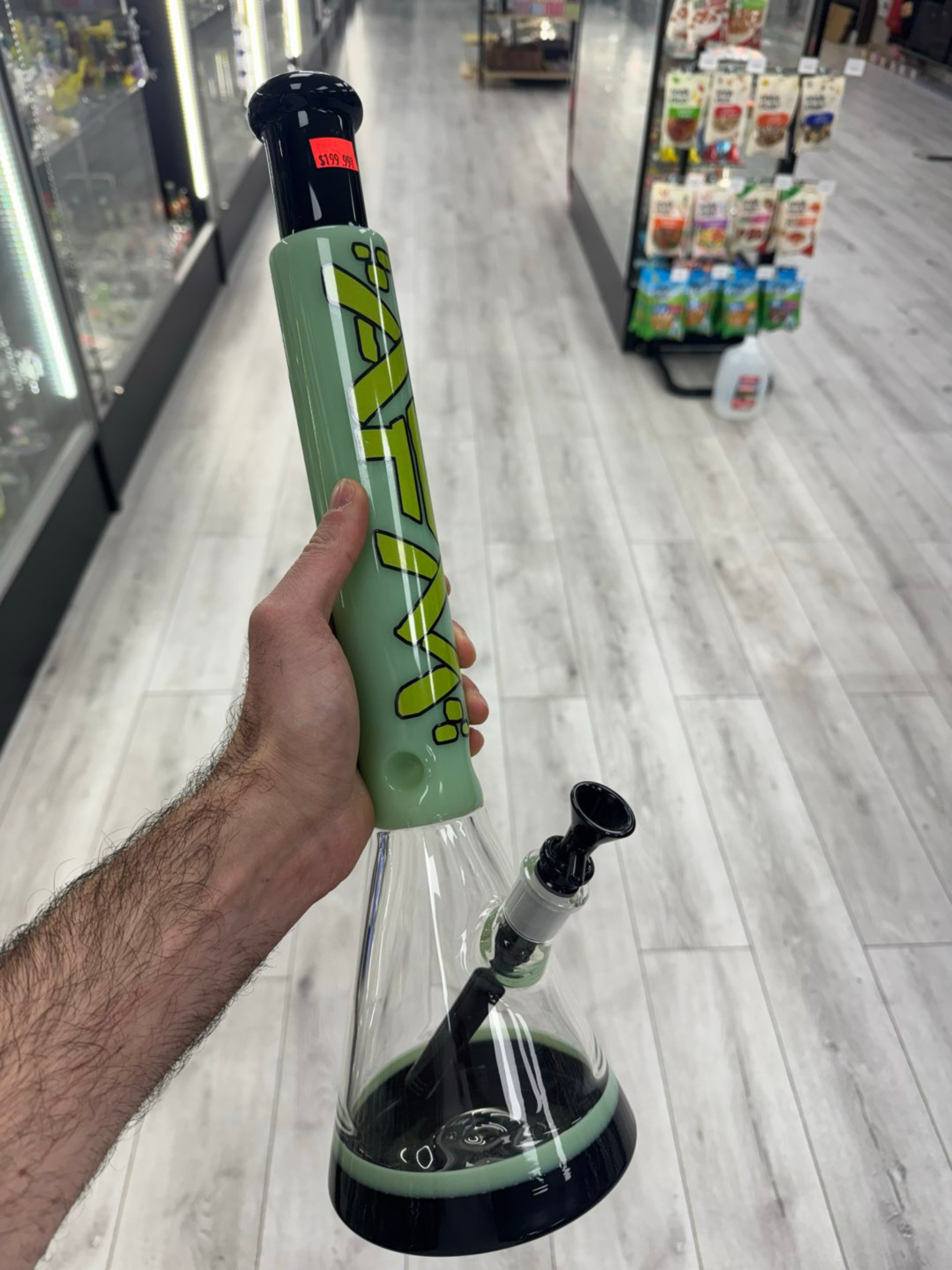 Preview pic of Alien flower monkey 18” beaker green