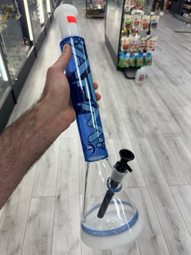 Preview pic of Alien flower monkey 18” beaker blue