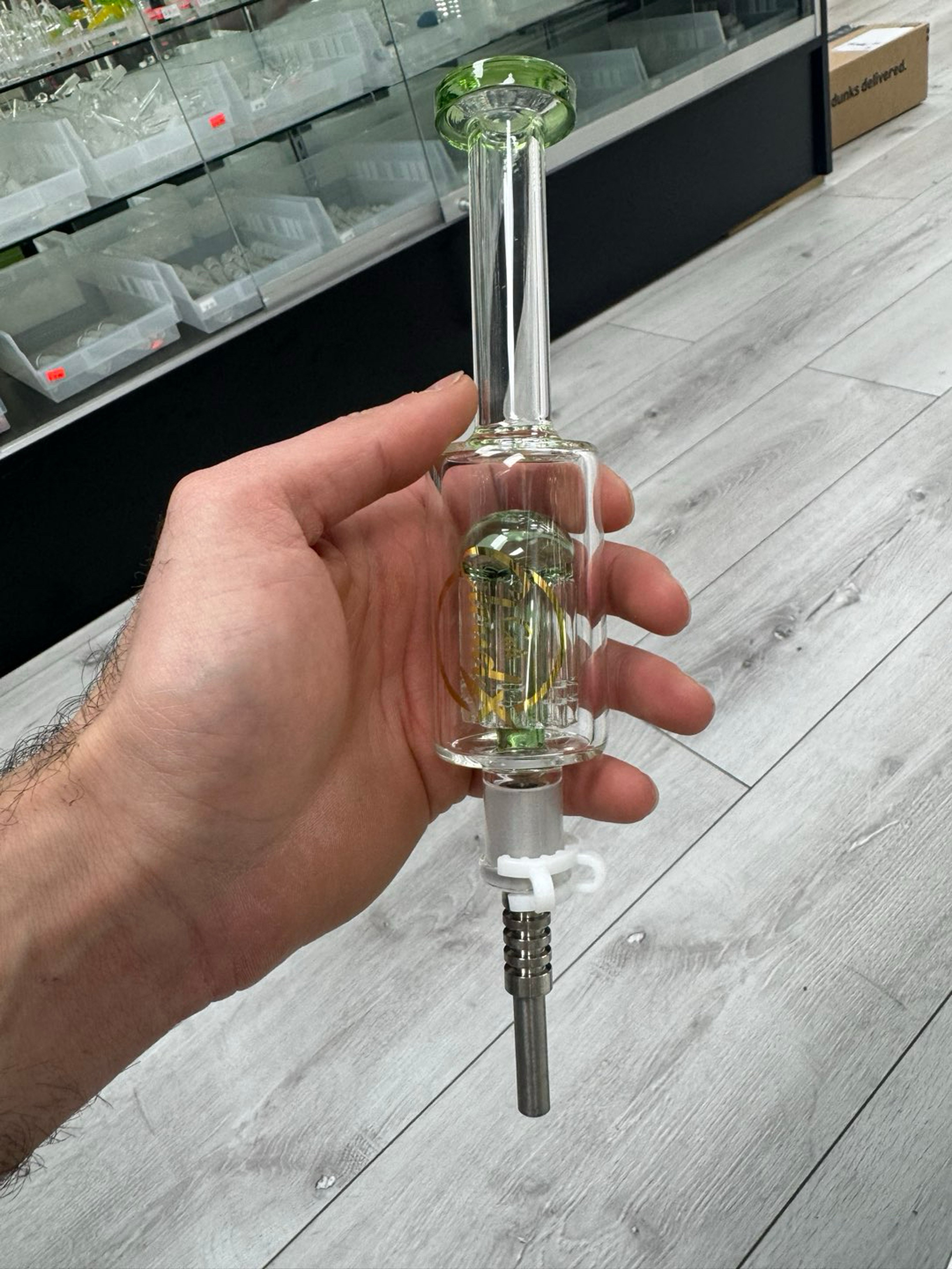 Preview pic of Cali cloudx nectar collector 14mm tip green