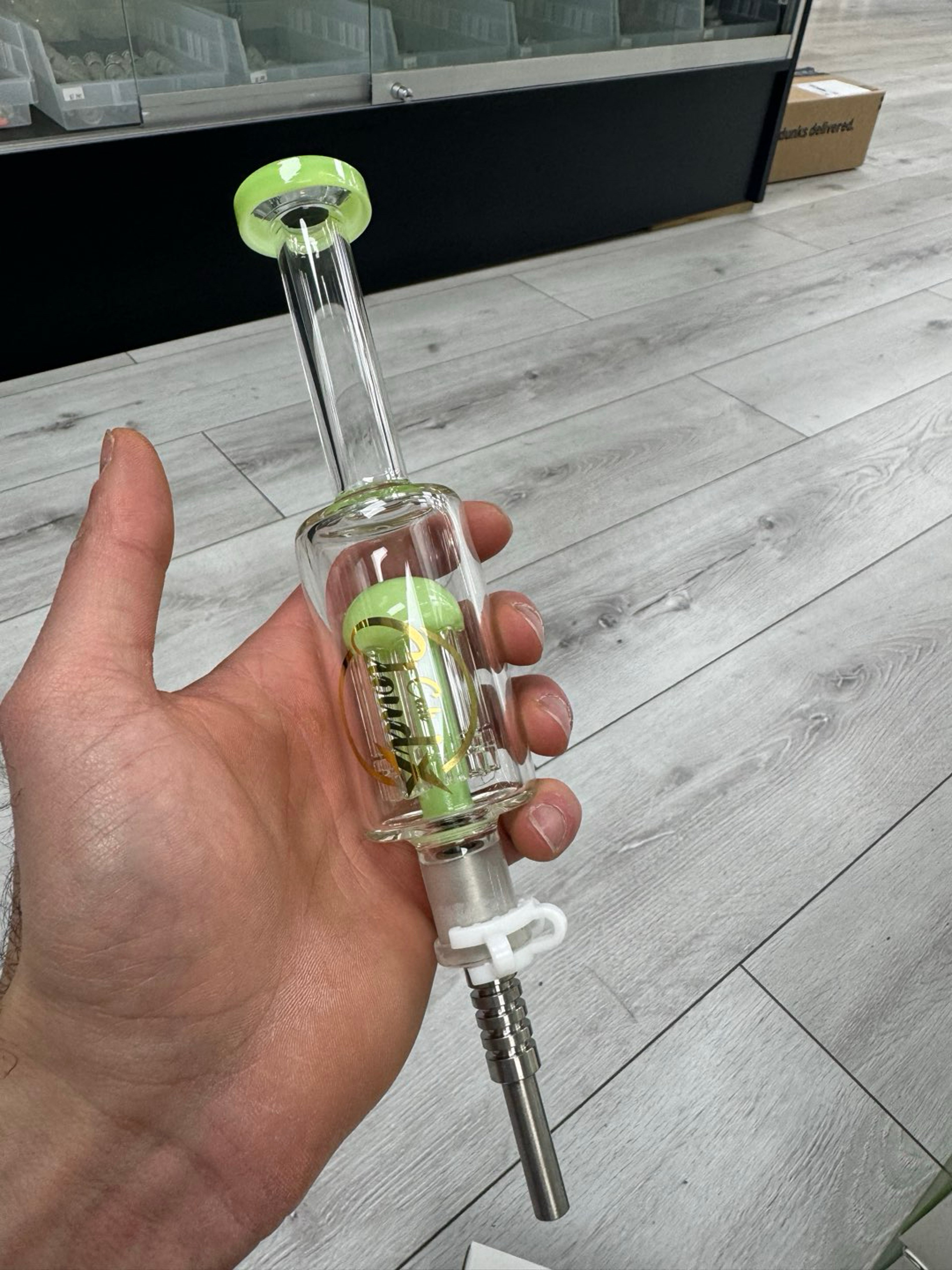 Preview pic of Cali cloudx nectar collector 14mm tip m green