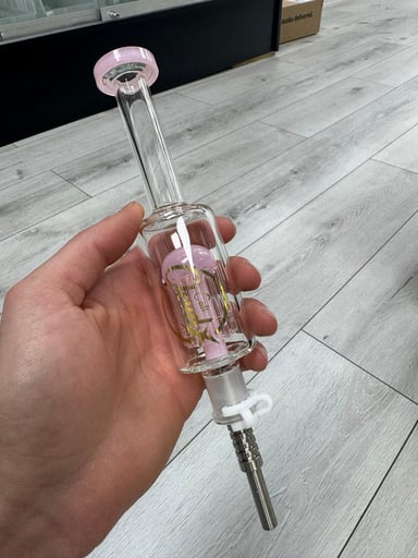 Preview pic of Cali cloudx nectar collector 14mm tip pink