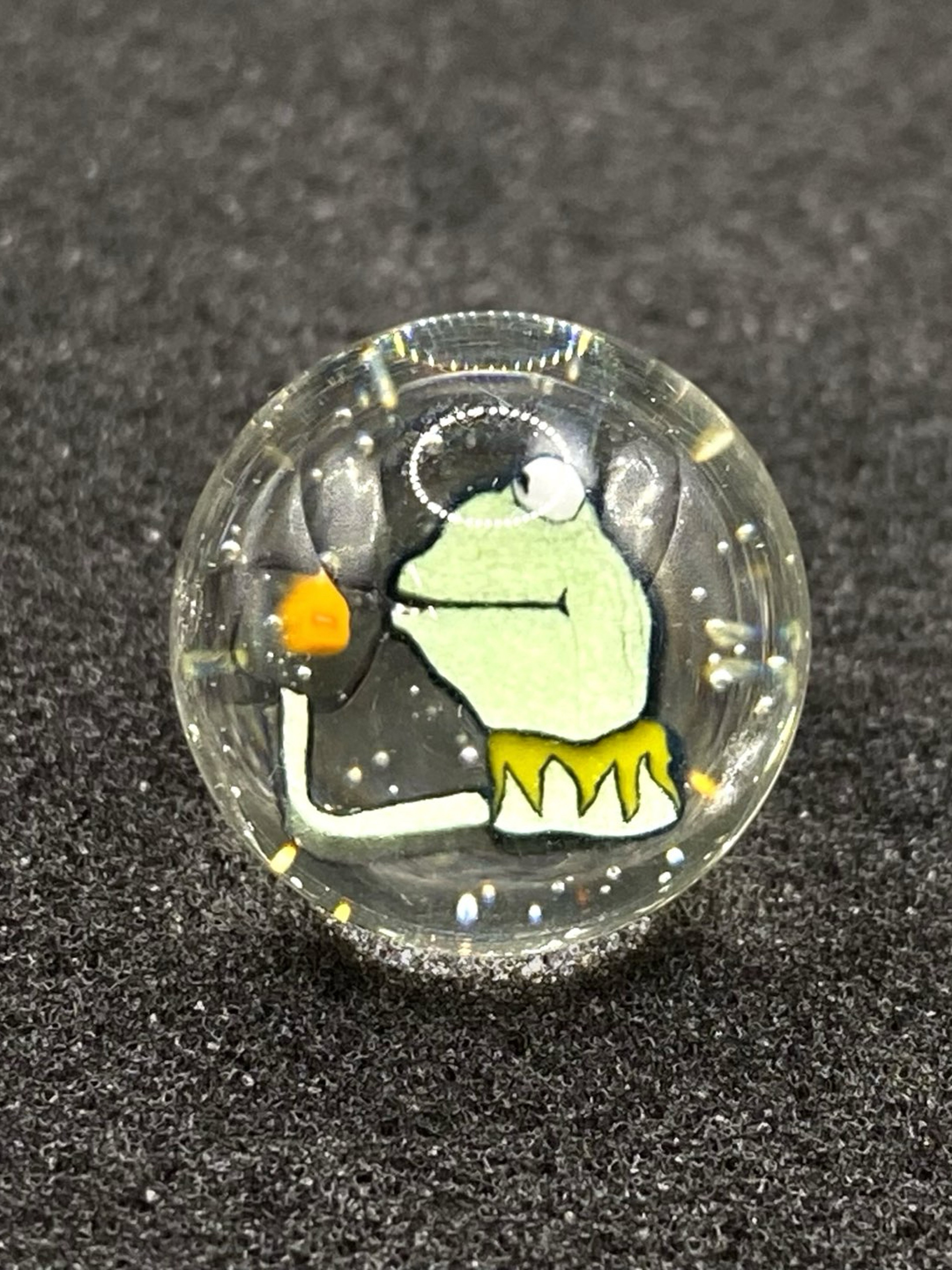 Preview pic of Kermit The Frog Marble Top by Keys Glass