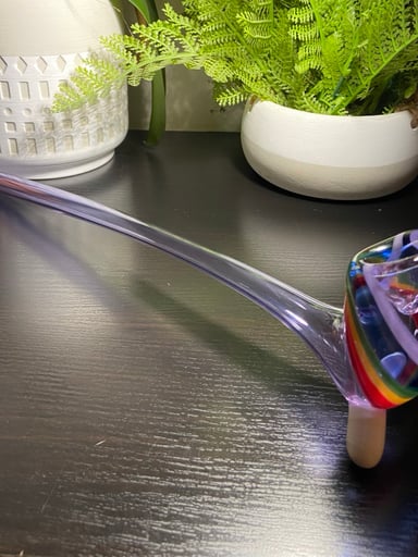 Preview pic of Gandalf Purple Glass Pipe Rainbow