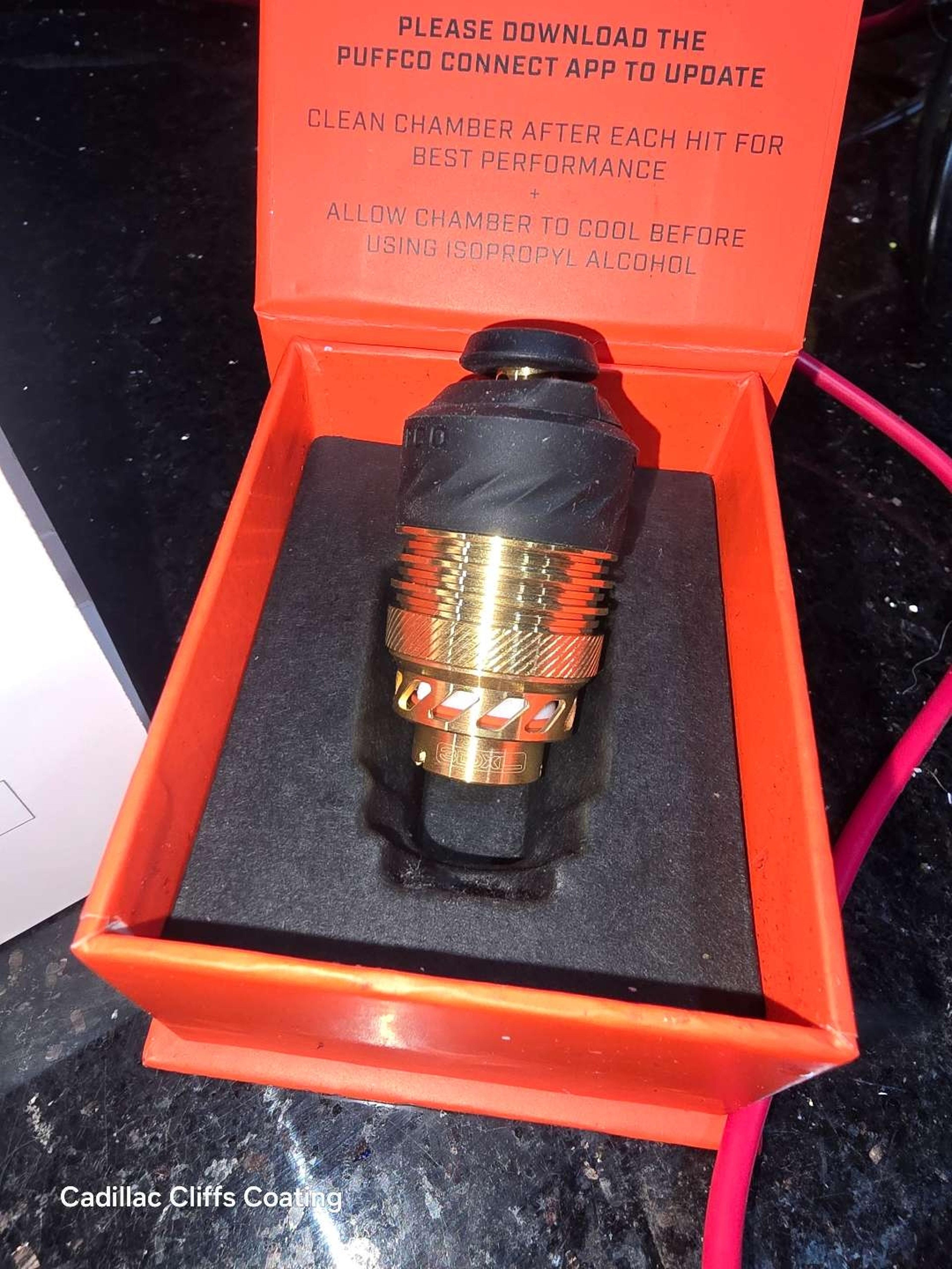 24k gold puffco 3dxl image 0