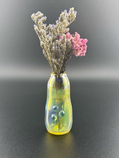 Preview pic of Silver fume mini vase
