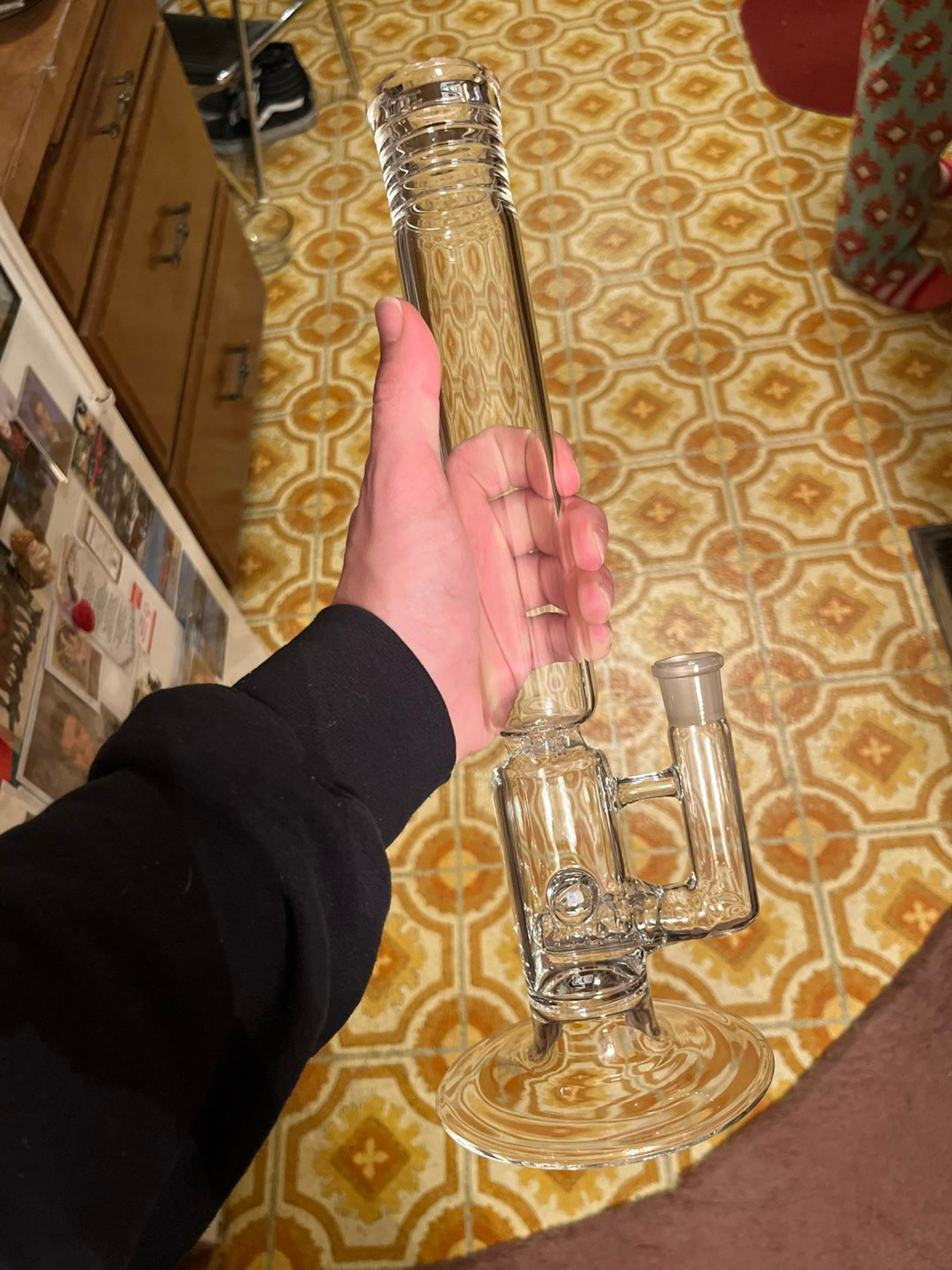 Preview pic of Inline Straight Tube by PAPA P w Opal and Slide