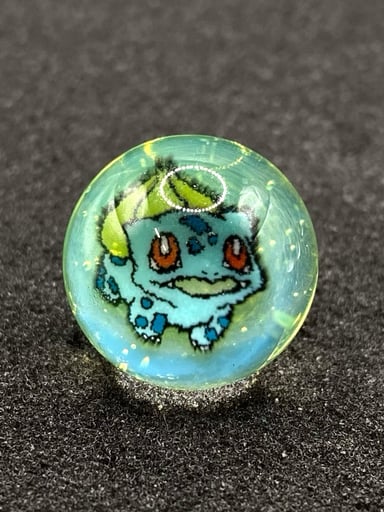 Preview pic of Pokemon Bulbasaur Marble Top by Keys Glass