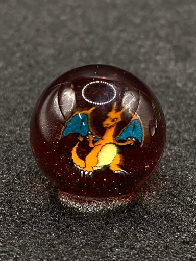 Preview pic of Pokemon Charizard Marble Top by Keys Glass