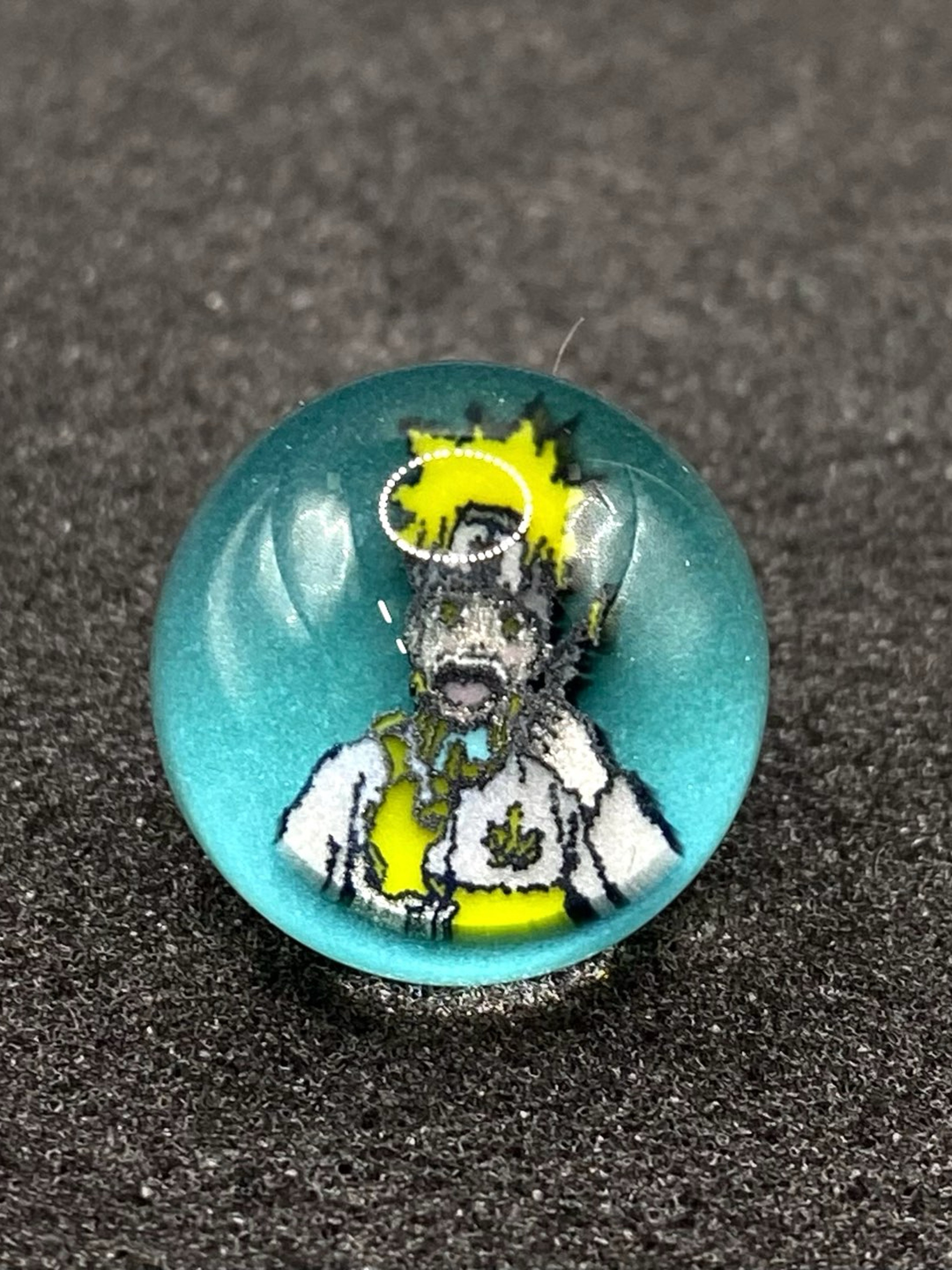 Naruto Uzumaki Marble Top by Keys Glass image 0