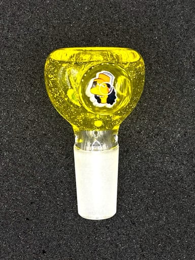 Preview pic of Keys Glass - 14mm Single Hole Glass Bowl Slide
