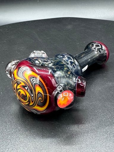 Preview pic of Red Faceted Spoon