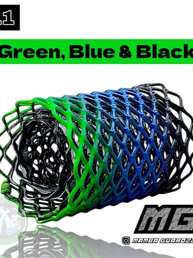 Preview pic of Mamba Guardzz - Heat Cage #11 Blazer GT8000 Guard (Green, Blue & Black)