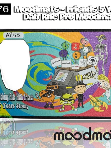 Preview pic of Moodmats - Dab Mat #176 - Dab Rite Pro - 5th Anniversary