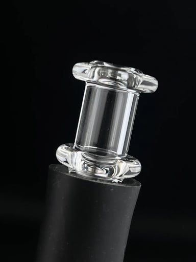 Preview pic of BorOregon Clear Pivot Spinner Glass Mouthpiece