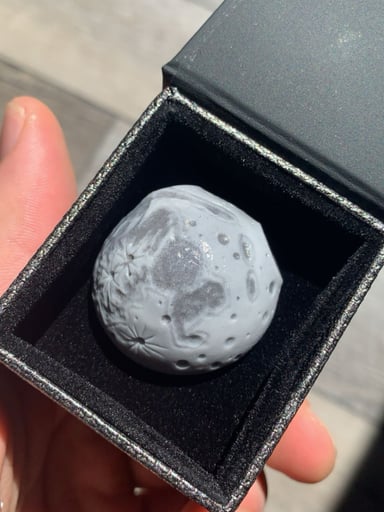 Preview pic of Sagan Glass Full Moon Pendant