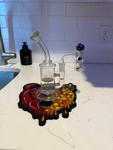 Preview pic of OJ Flame Rig Bear Quartz Slurper