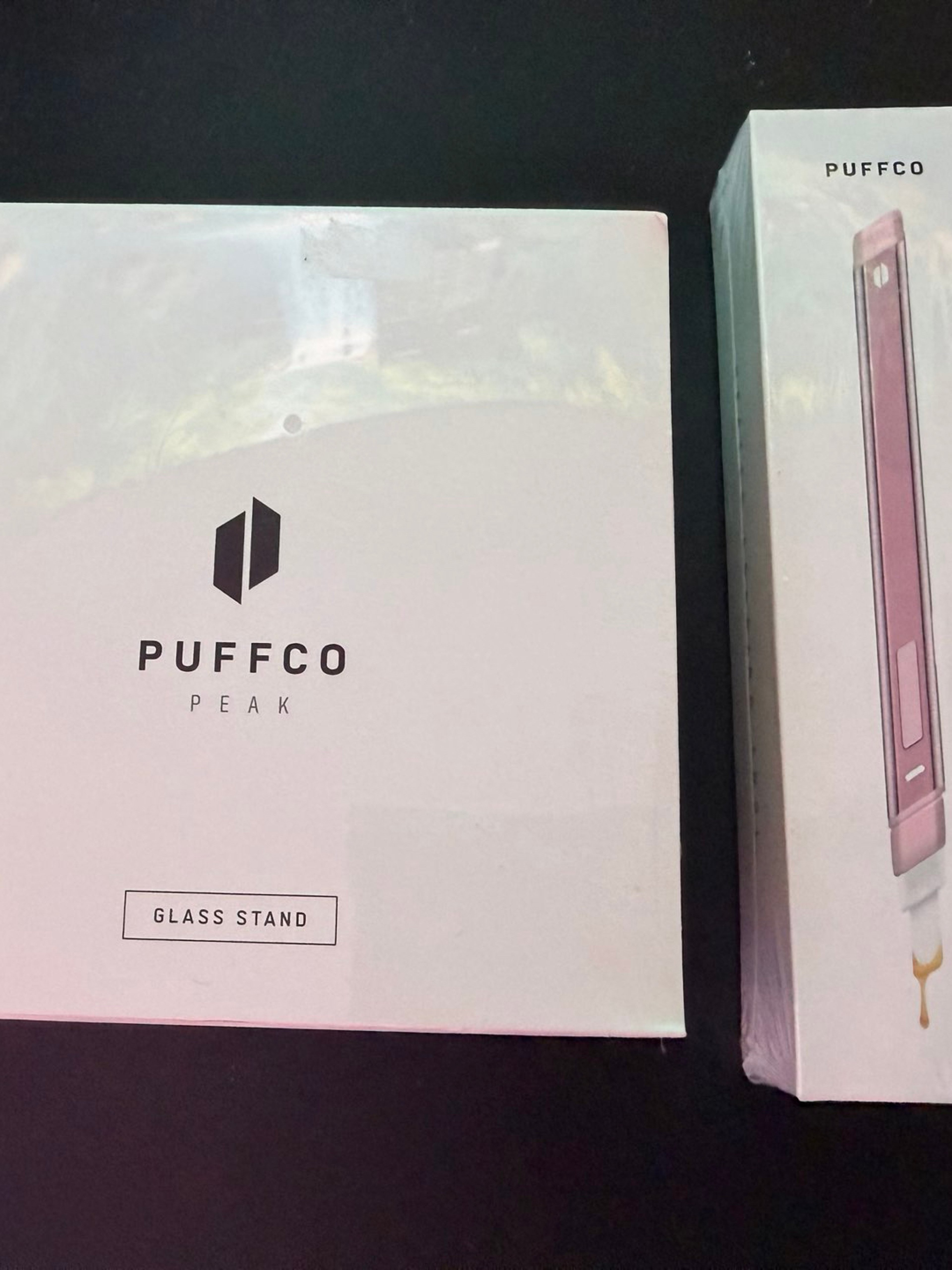 Preview pic of Puffco Glass Stand and OG Pink Hot Knife Bundle