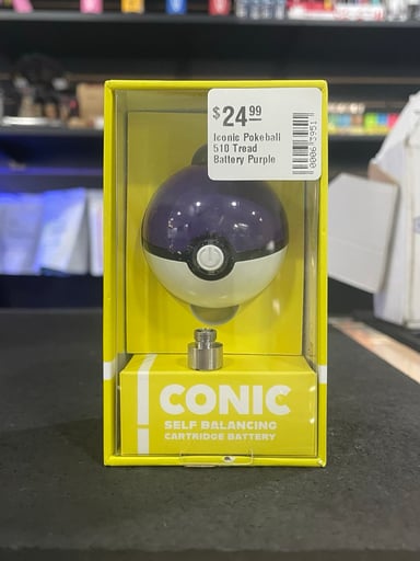 Preview pic of Iconic Pokeball 510 Battery Purple