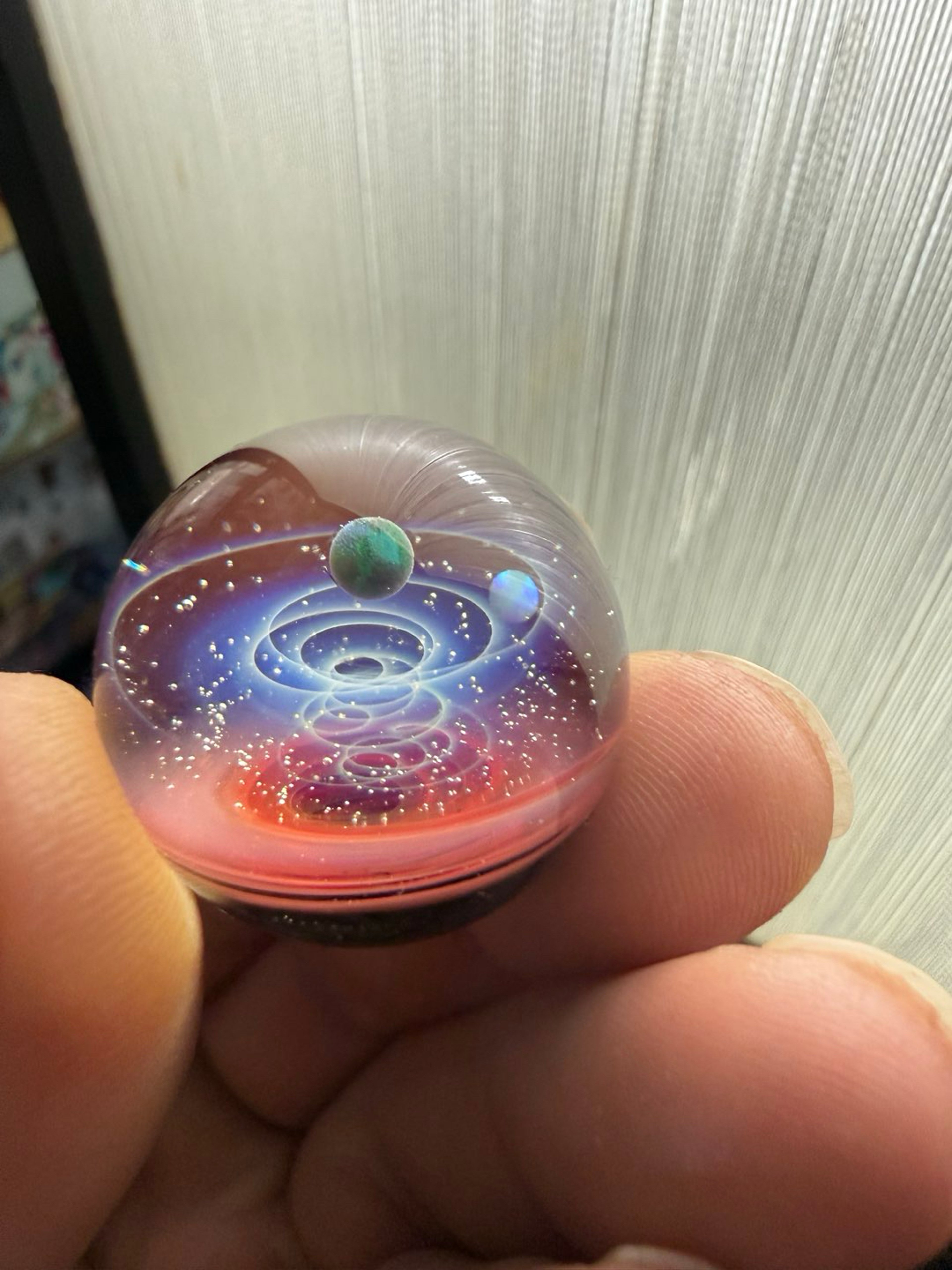 Preview pic of Soup glass 20mm galaxy marble