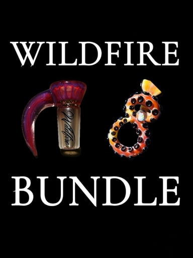 Preview pic of 14mm Wildfire Honeycomb Slide & Wildfire Pendant