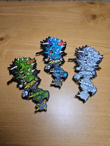 Preview pic of Screaming Bludgeon Wizard Cleave Pin Set