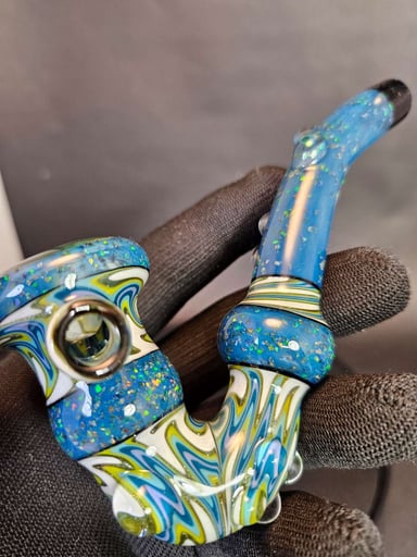Preview pic of Blue crushed opal lock