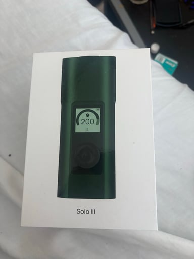 Preview pic of Arizer solo 3 V2 dry herb vaporizer, green, brand new unopened
