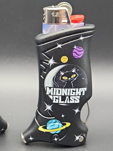 Preview pic of MIDNIGHT GLASS TOKER POKER LIGHTER SLEEVE