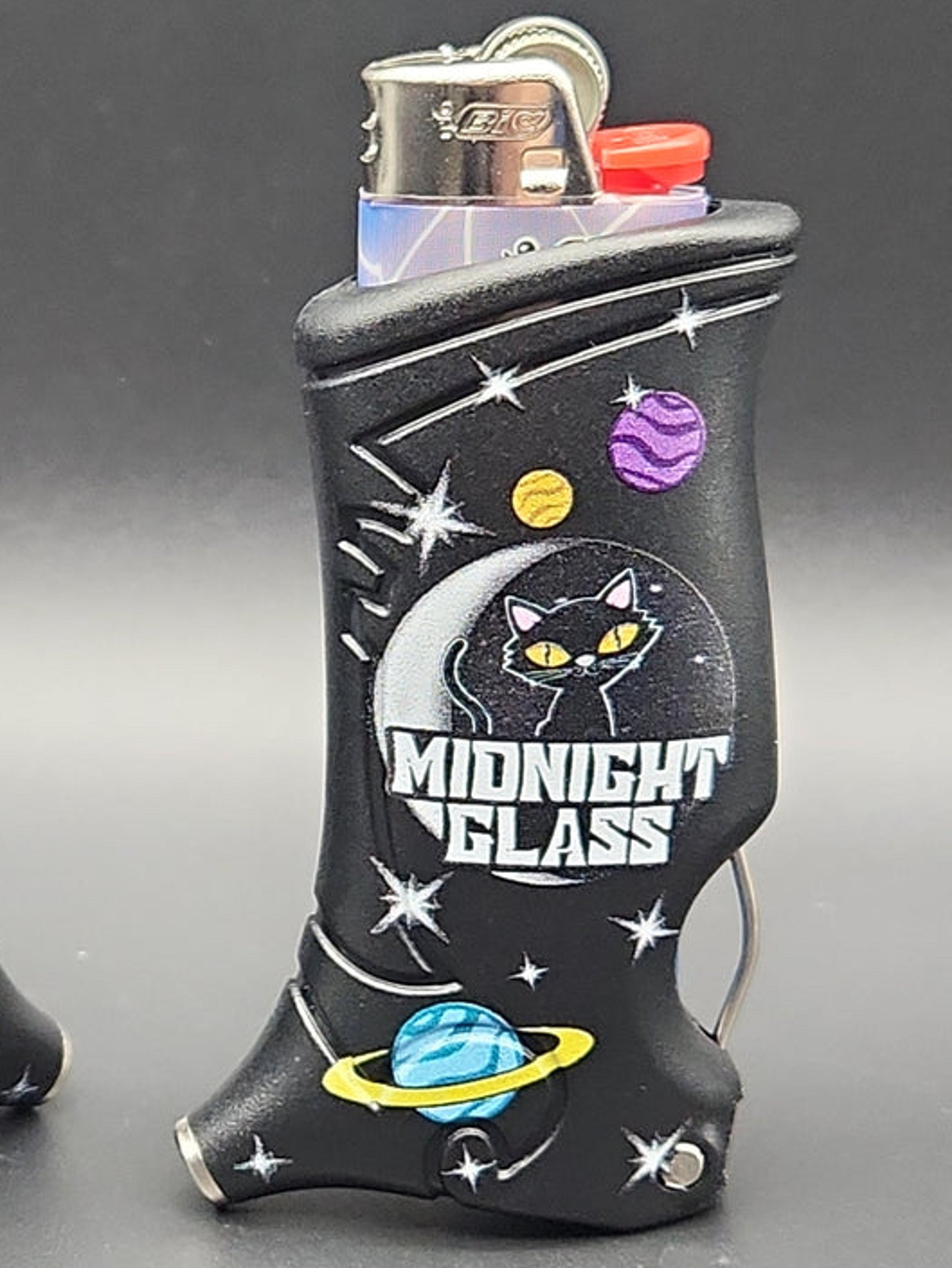 Preview pic of MIDNIGHT GLASS TOKER POKER LIGHTER SLEEVE