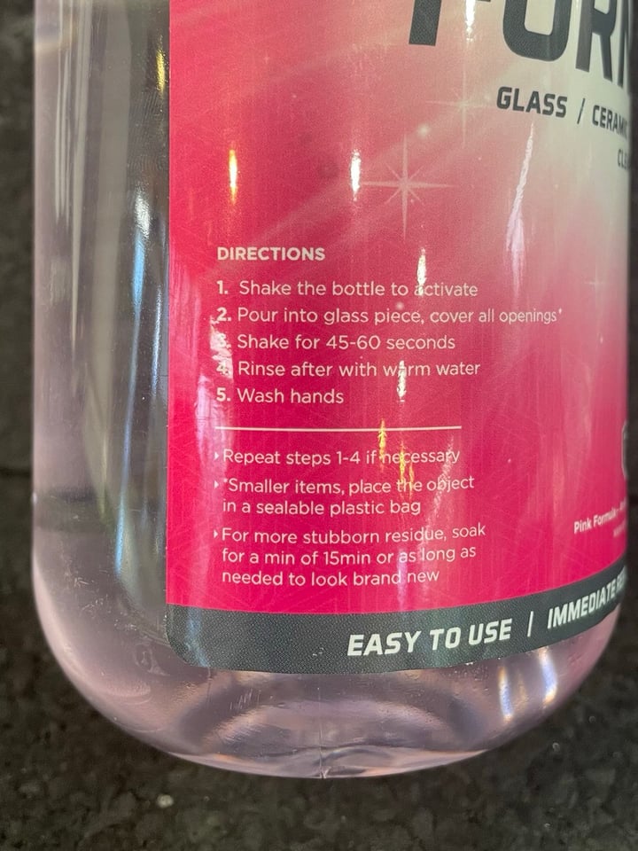 Pink Formula Cleaner | Shop Soak Solutions on GlassPass