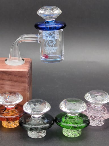 Preview pic of MIDNIGHT QUARTZ XL BANGER VORTEX SET 14MM 90 DEGREES