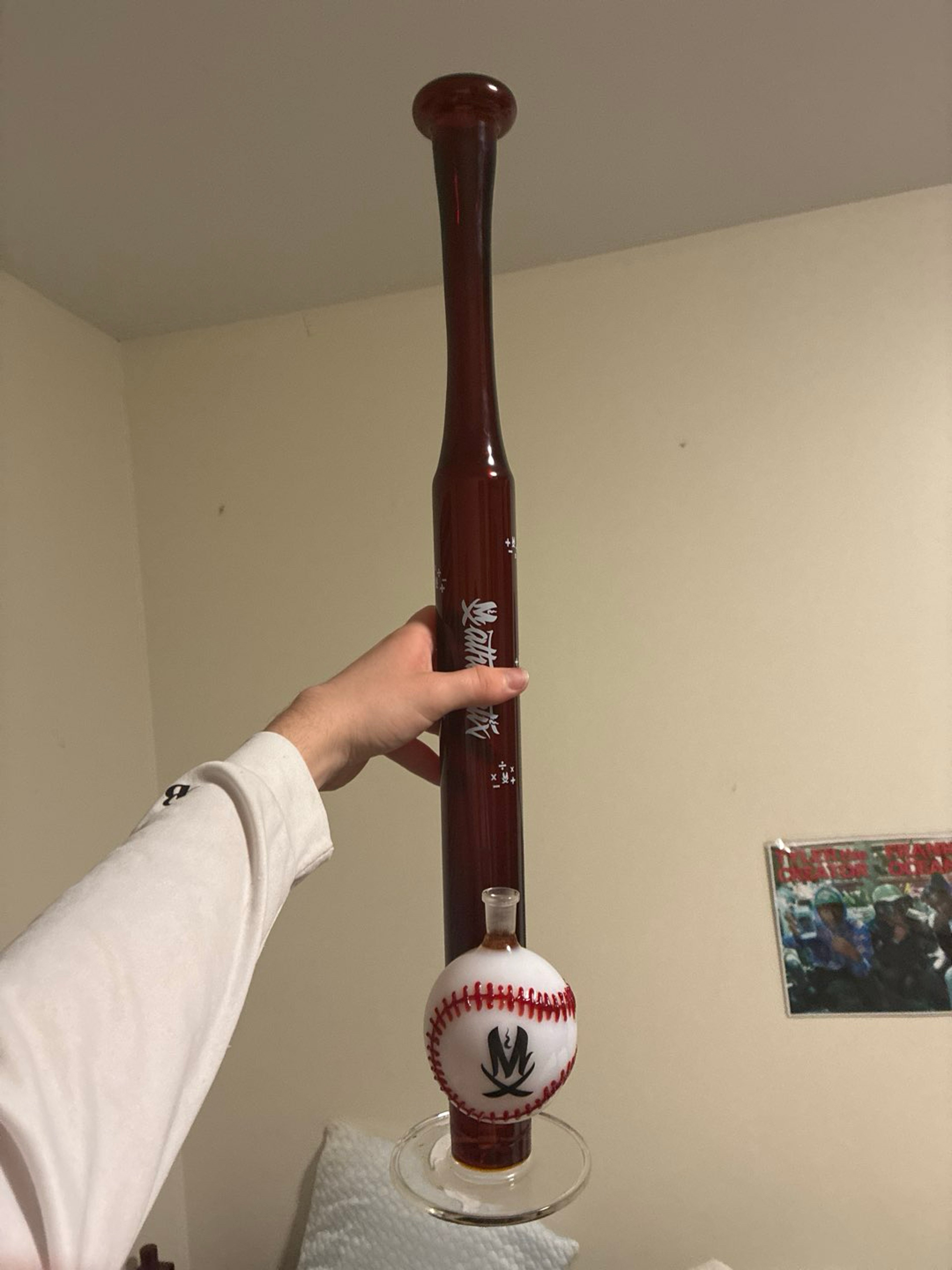 Mathematix baseball bong image 0