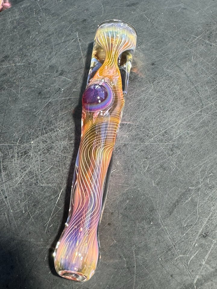1 hitter chillum gold/ silve... | Shop Chillums on GlassPass