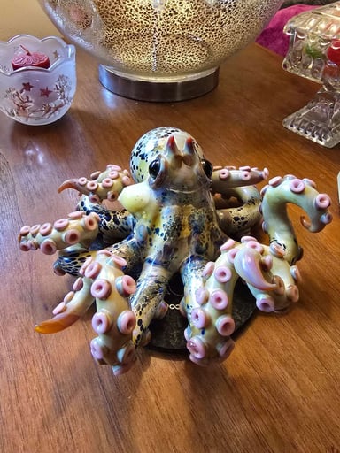 Preview pic of Extremely RARE Wicked Glass Dry Pipe