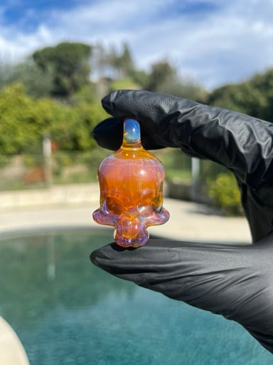 Preview pic of KBerg Amber Purple/NS Yellow Pendant