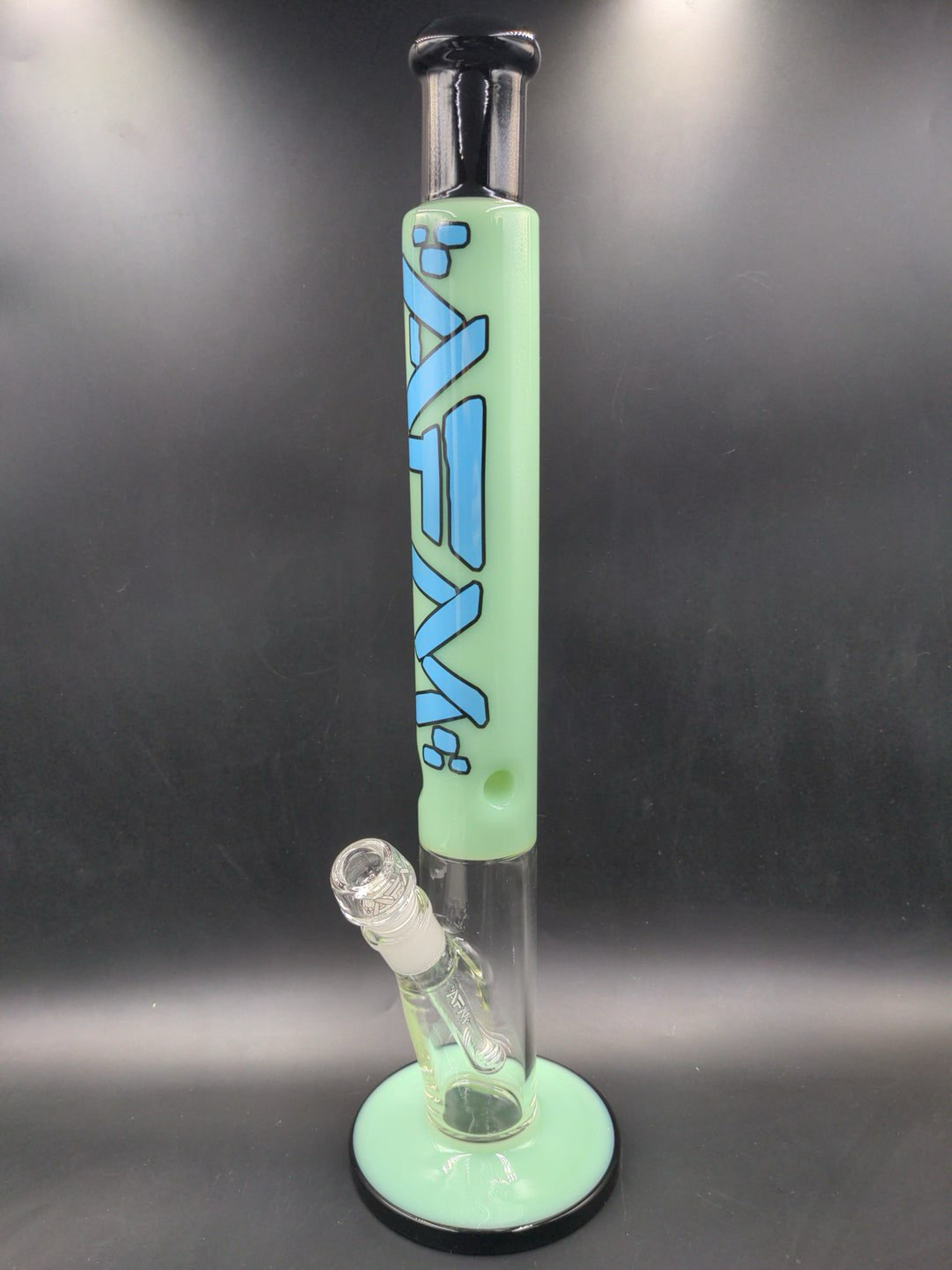 Preview pic of AFM DOUBLE COLOR STRAIGHT TUBE BONGS 18"