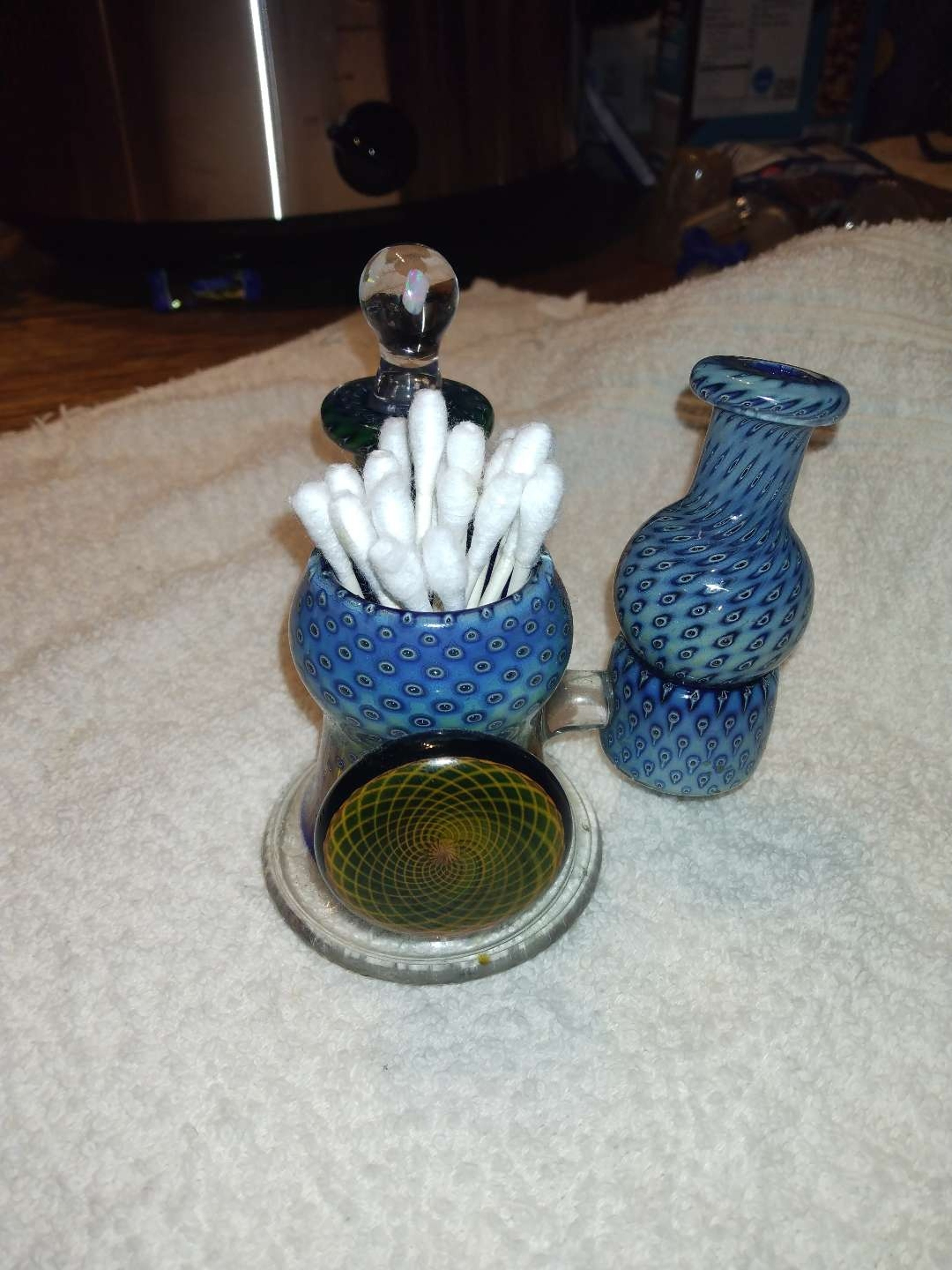 Rock solid glass bubble trap qtip/iso station image 0